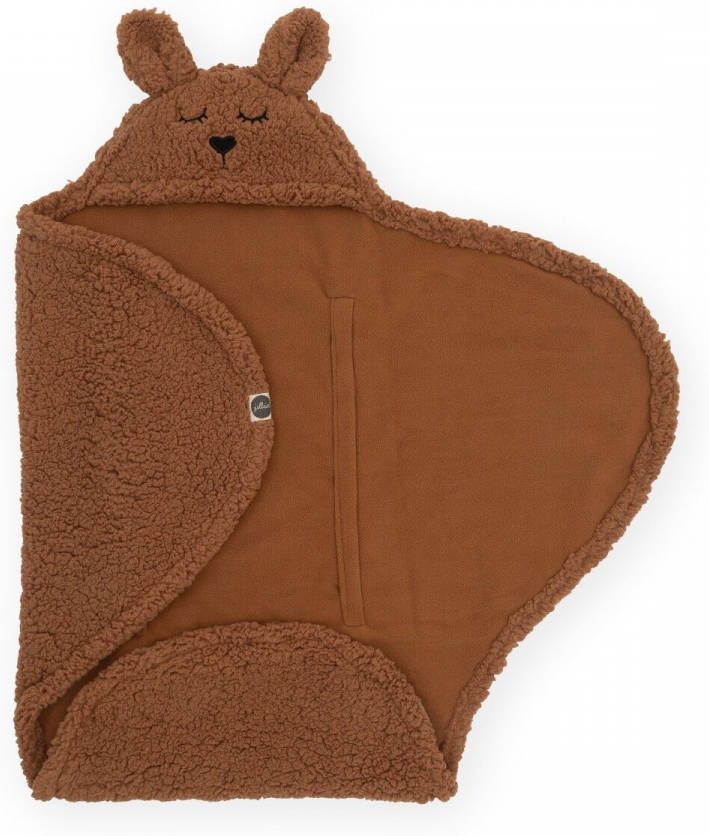 Jollein Wikkeldeken Bunny Caramel 100 x 105 cm