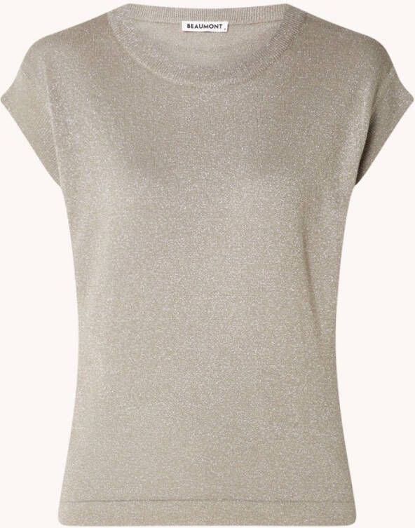 Beaumont Fijngebreide top met lurex