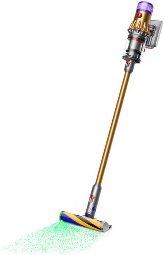 Dyson SV20 V12 Detect Slim Absolute Nickel Satin Gelb Glanz Nickel