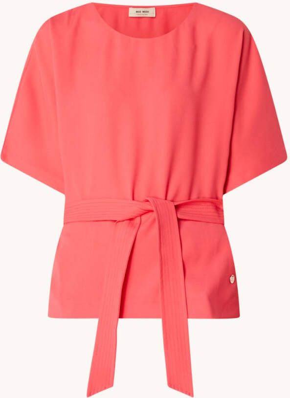 MOS MOSH Rikas Lea top met strikceintuur