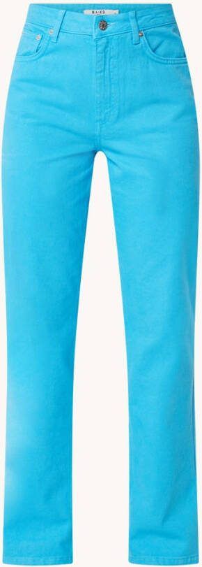 NA-KD NA KD High waist straight leg jeans met gekleurde wassing