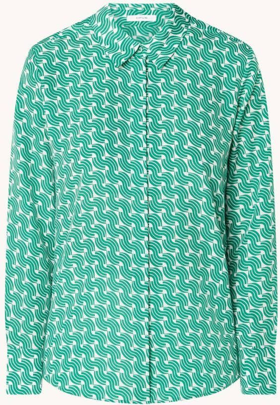 Opus Falkine Joy blouse met grafische print