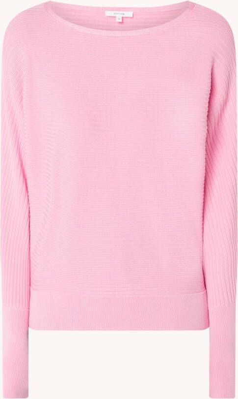 Opus Pisol fijngebreide trui met stretch