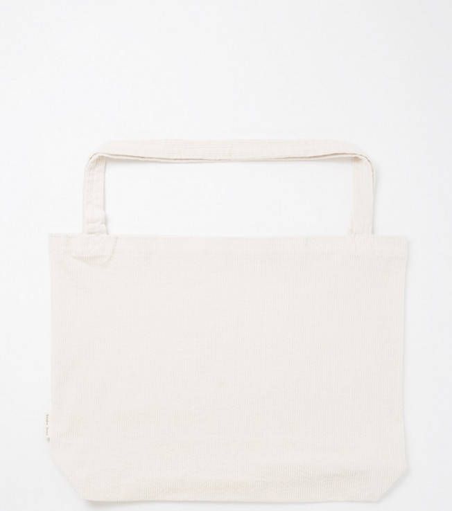 Studio Noos Rib Mom Bag shopper old white