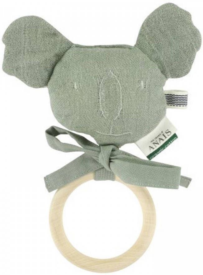 Trixie Bijtring Koala Bliss Olive Junior 18 X 7 Cm Katoen Groen