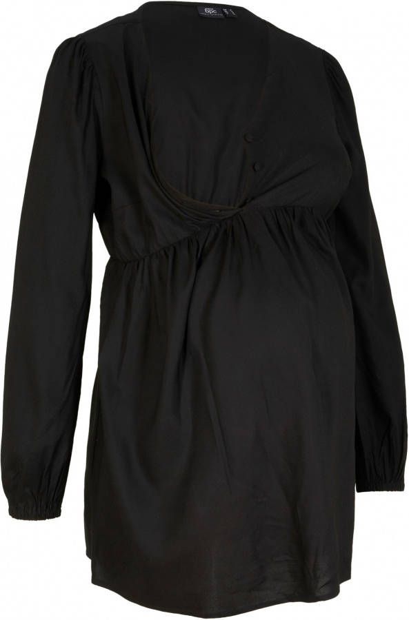 bonprix Lange zwangerschapsblouse/voedingsblouse met V hals