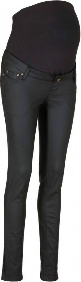 bonprix Stretch zwangerschapsbroek met coating en comfortband, skinny