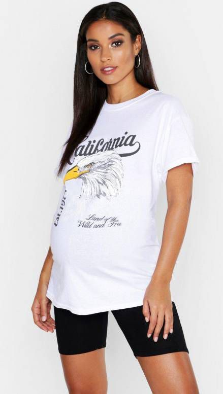 boohoo Zwangerschap Basic Jersey Fietsbroekje, Zwart