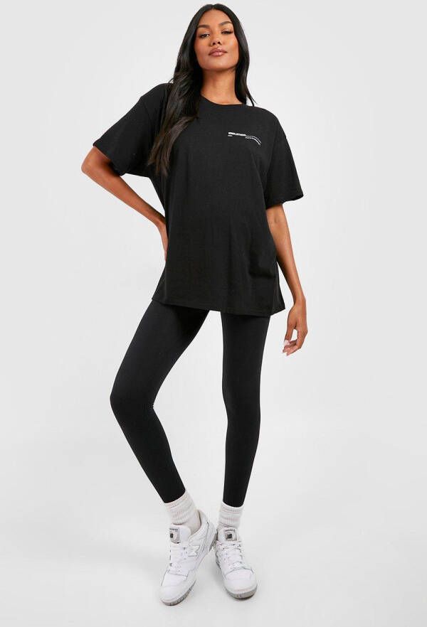 boohoo Zwangerschap Oversized Dsgn Studio T Shirt, Black