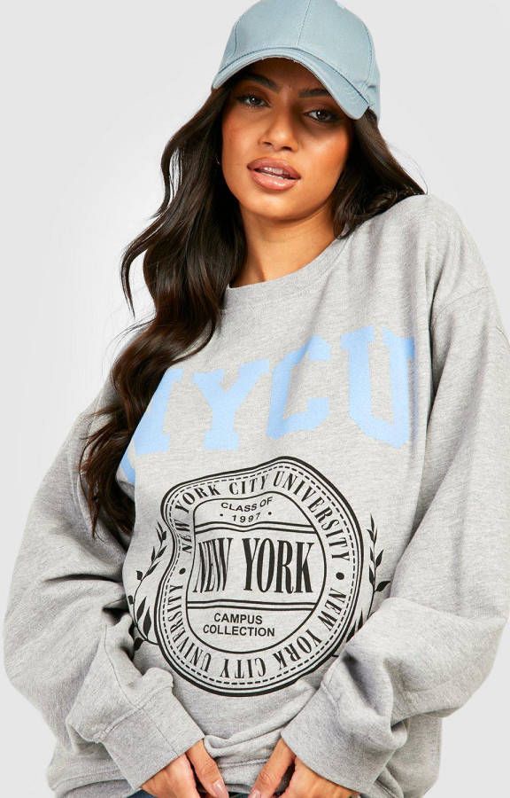 boohoo Zwangerschap Super Zachte Tuniek Trui, Grey Marl