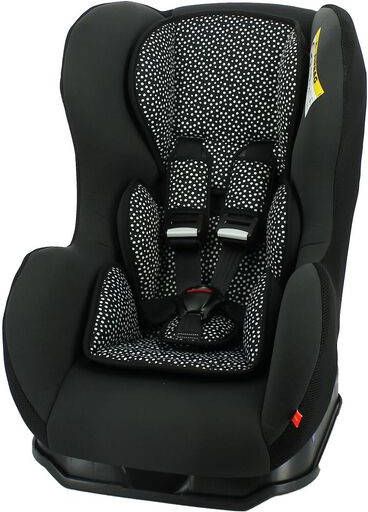 HEMA Autostoel Baby 0 25kg Zwart/witte Stip