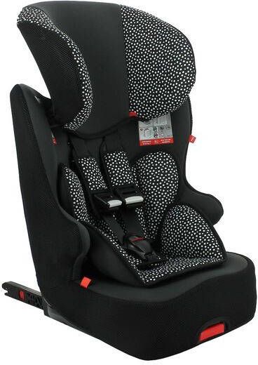 HEMA Autostoel Doorgroei 9 36kg Isofix Zwart/witte Stip