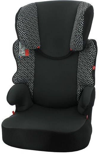 HEMA Autostoel Junior 15 36kg Zwart/witte Stip