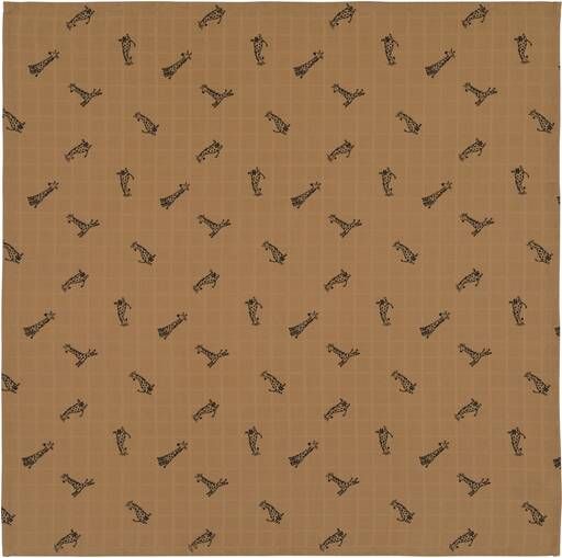 HEMA Hydrofieldoeken 60x60 Structuur Giraffe 3 Stuks