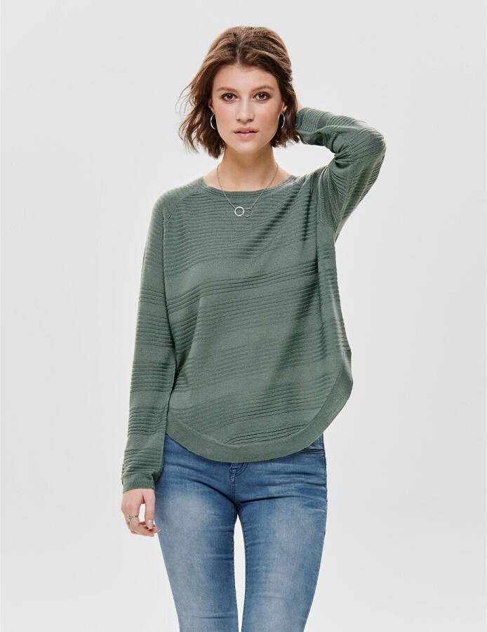 Only Trui met ronde hals ONLCAVIAR L/S PULLOVER KNT