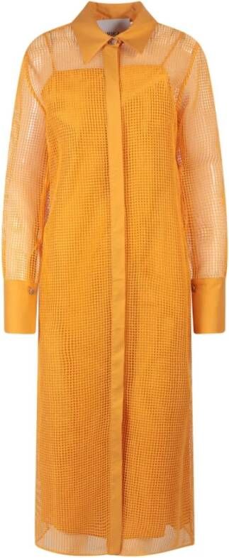 Erika Cavallini Maxi kleedjes Oranje Dames