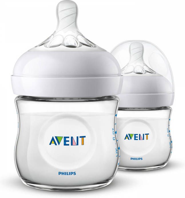 Philips Avent Natural Babyfles 0+ Maanden 2 X 125ml Scf030/27 Voor Langzame Toevoer
