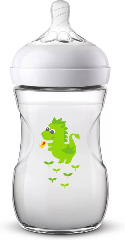 Philips AVENT Babyfles Natural fles SCF070/24 Antikrampjessysteem