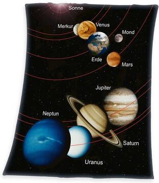 Young Collection Kinderdeken Heelal met heelal motief