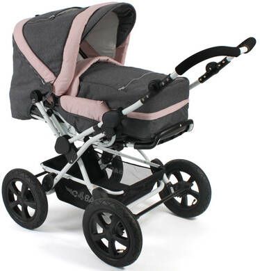 CHIC4BABY Combi kinderwagen Viva, mêlee roze kinderwagen