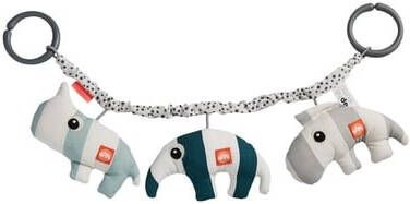 Done By Deer Friends Ketting voor Kinderwagen 47 x 14 cm Blauw