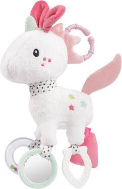 Fehn Grijpspeeltje Aiko & Yuki Activity eenhoorn met ring met ring