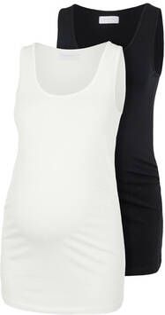 Mamalicious Zwangerschapstop MLLEA met aanrimpeling opzij(2 delig )