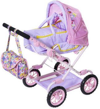 Baby Born Poppenwagen Deluxe Pram inclusief luiertas