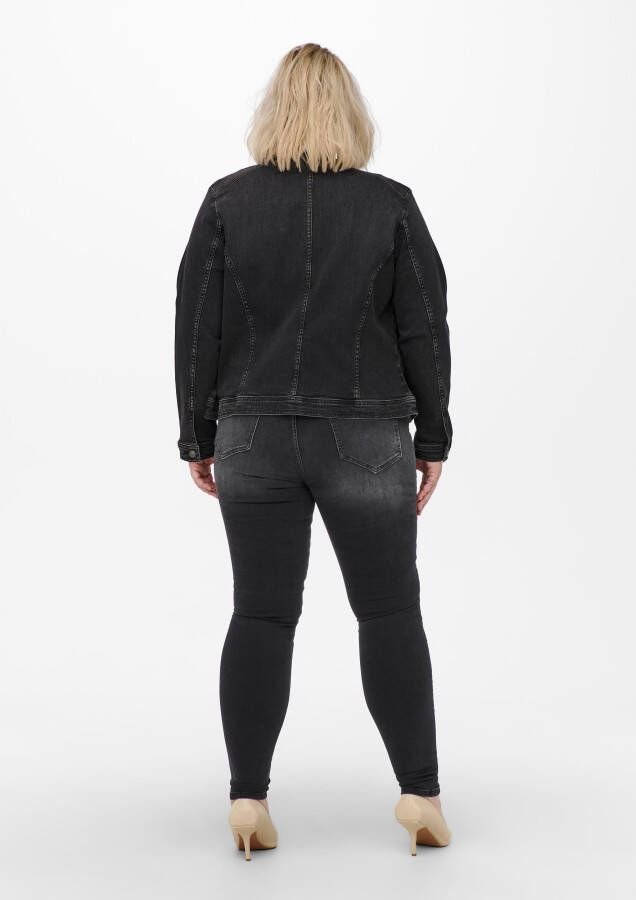 ONLY CARMAKOMA high waist skinny jeans CARMAYA antraciet