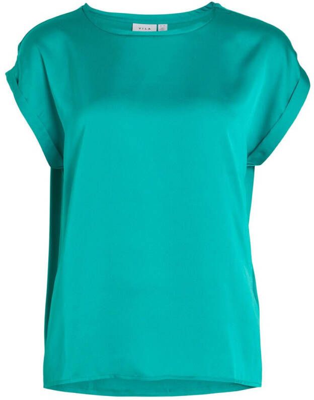 Vila Shirtblouse VIELETTE Voorpand van glanzend satijn