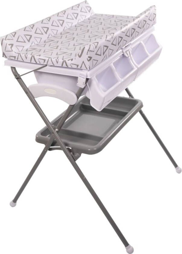 Bo Jungle Badcommode Pennsylvania 2 in 1 inklapbaar grijs