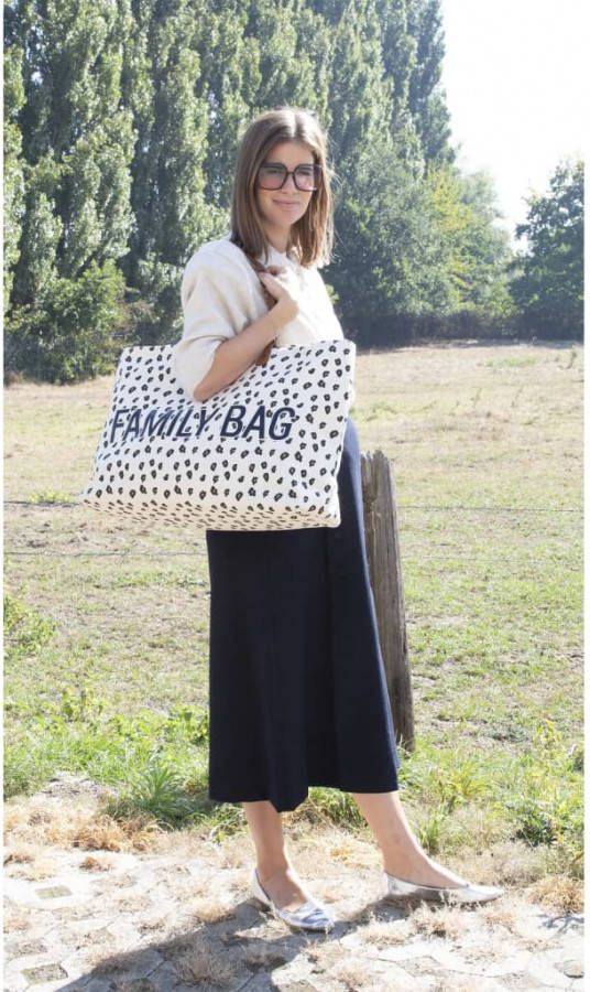 Childhome Verzorgingstas Family Bag luipaardmotief canvas