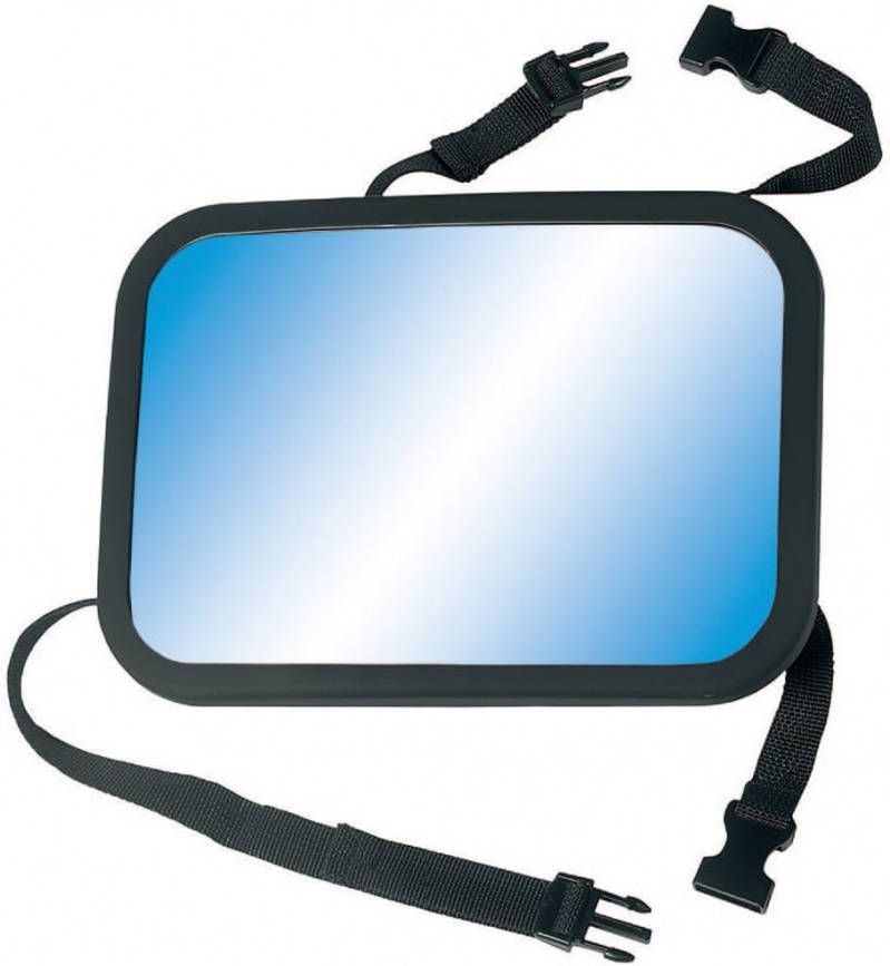 Yrda Babyautospiegel verstelbaar 26, 5x19 cm zwart